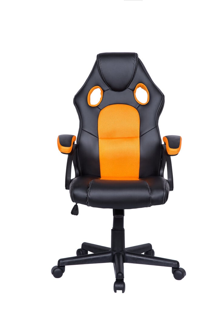 Spēļu krēslu Swift, melns/oranžs цена и информация | Biroja krēsli | 220.lv