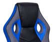Spēļu krēslu Master, melns/zils cena un informācija | Biroja krēsli | 220.lv