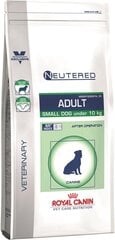 Royal Canin для кастрированных собак малых пород Neutered, 8 кг цена и информация | Сухой корм для собак | 220.lv