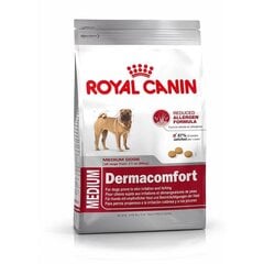 Royal Canin vidēja auguma šķirnes suņiem ar jūtīgu ādu Medium Dermacomfort, 3kg цена и информация | Сухой корм для собак | 220.lv