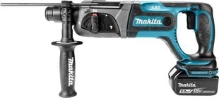 Akumulatora perforators Makita DHR241RTJ, SDS-plus; 18 V цена и информация | Перфораторы | 220.lv