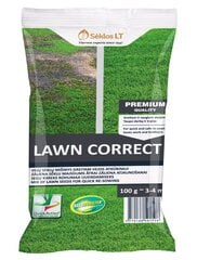 Смесь газонных трав Lawn correct, 100 г цена и информация | Agrofirma "Sėklos" Семена | 220.lv