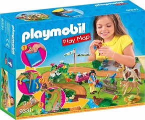9331 PLAYMOBIL® Play Map, Конная прогулка цена и информация | Конструкторы и кубики | 220.lv