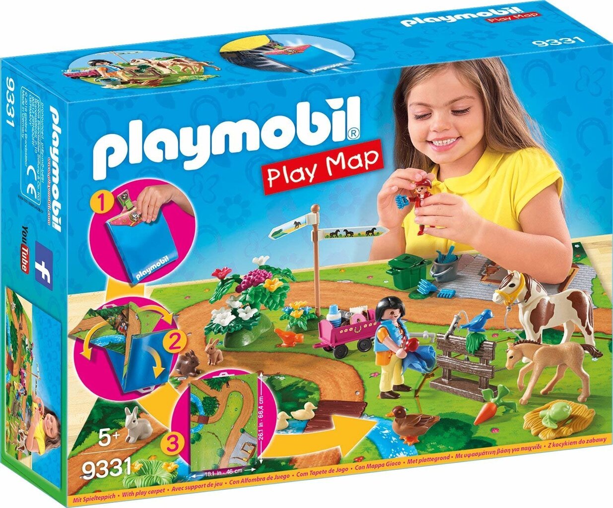 9331 PLAYMOBIL® Play Map, Конная прогулка цена | 220.lv