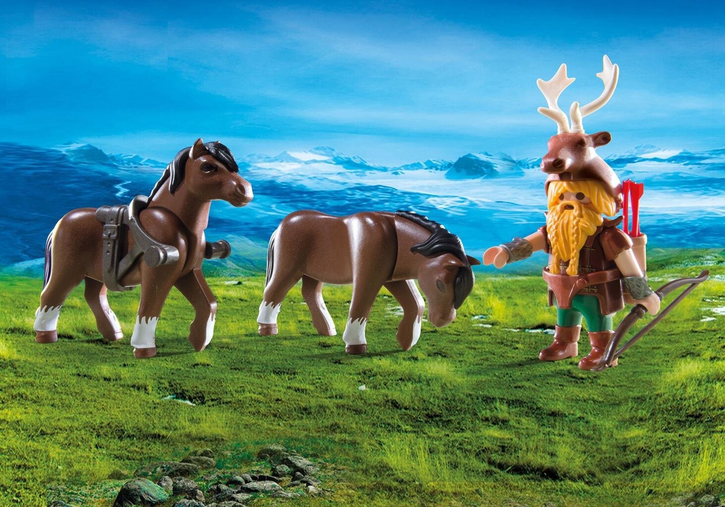 9341 PLAYMOBIL® Knights, Katapulta un zirgi cena un informācija | Konstruktori | 220.lv