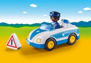 9384 PLAYMOBIL® 1.2.3 Полицейская машина  цена и информация | Kонструкторы | 220.lv