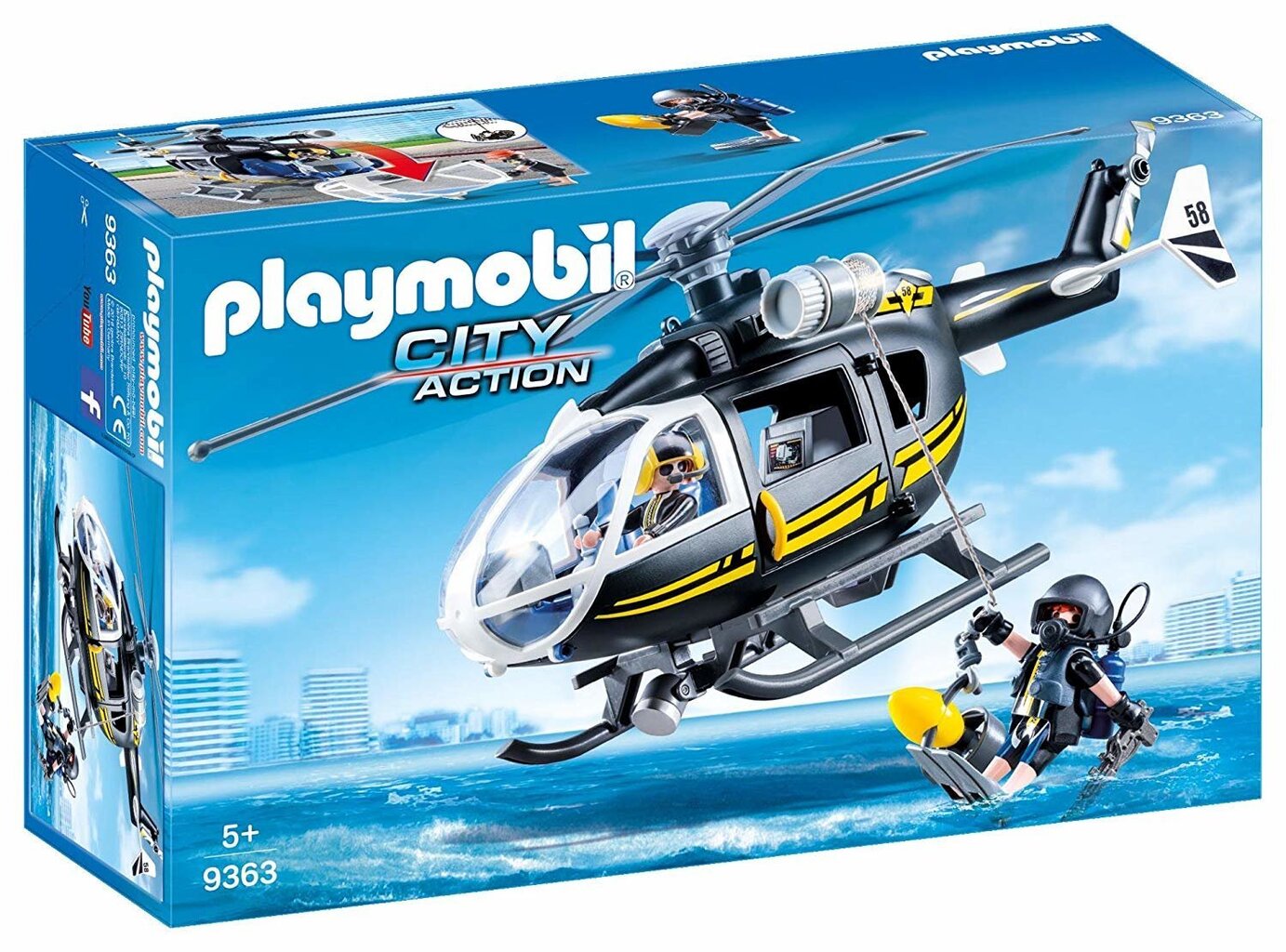 9363 PLAYMOBIL® City Action, Glābšanas helikopters cena un informācija | Konstruktori | 220.lv