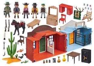 70012 PLAYMOBIL® Western, Kovboju pilsēta цена и информация | Конструкторы и кубики | 220.lv