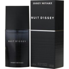 Tualetes ūdens Issey Miyake Nuit d'Issey Pour Homme EDT vīriešiem 40 ml cena un informācija | Vīriešu smaržas | 220.lv