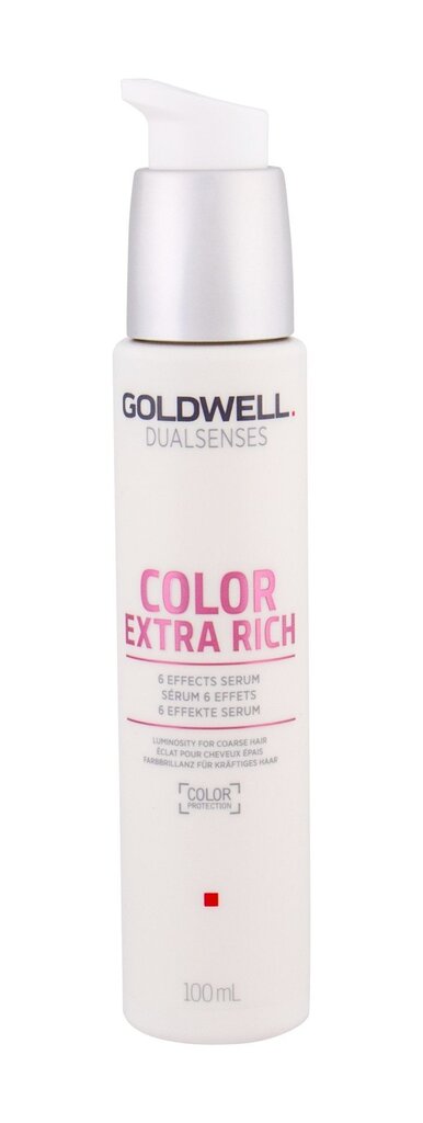 Serums krāsotiem matiem Goldwell Dual Senses Color Extra Rich 6 Effects 100 ml cena un informācija | Kosmētika matu stiprināšanai | 220.lv