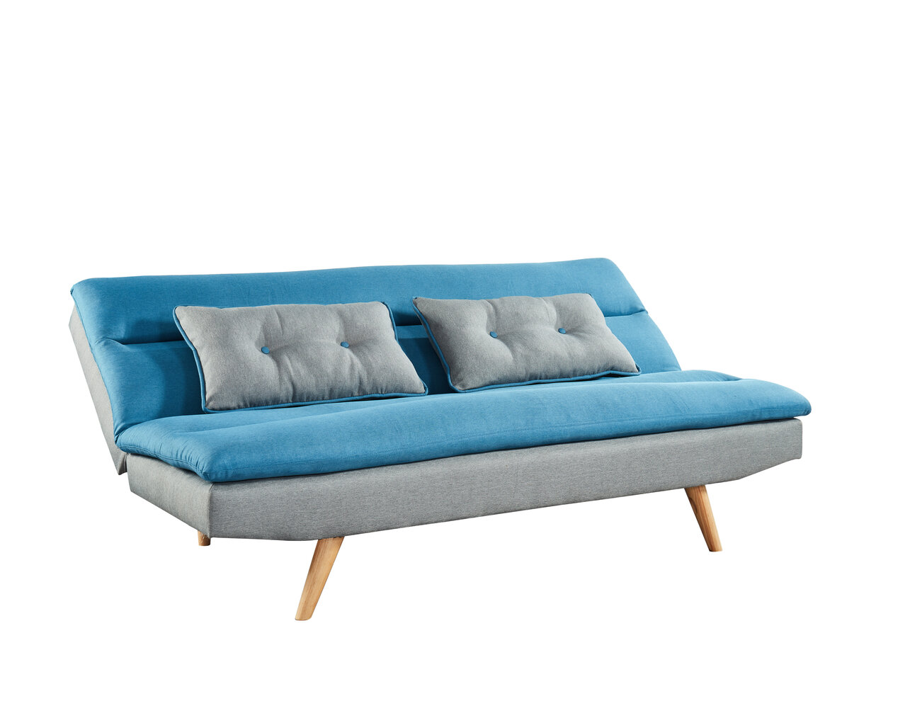 Dīvāns Tristan, zils/pelēks cena un informācija | Dīvāni | 220.lv