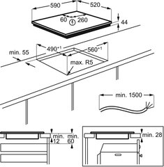 Electrolux EIV634 цена и информация | Варочные поверхности | 220.lv