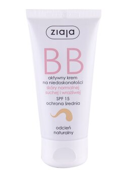 BB sejas krēms sausai, normālai un jutīgai ādai Ziaja SPF15 50 ml cena un informācija | Sejas krēmi | 220.lv