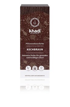 Растительная краска для волос Khadi, пепельно коричневый цвет цена и информация | Краска для волос | 220.lv