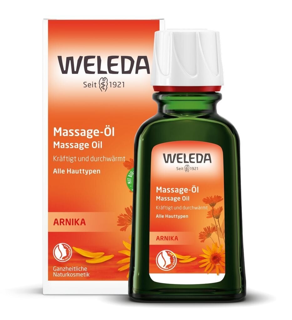 Masāžas eļļa ar pētersīļu ekstraktu Weleda Arnica Oil 50 ml cena un informācija | Ķermeņa krēmi, losjoni | 220.lv