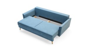 Dīvāns Amber, zils cena un informācija | Dīvāni | 220.lv