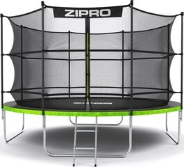 Батут ZIPRO 12FT, 374 см, с внутренней защитной сеткой и сумкой для обуви  цена и информация | Батуты | 220.lv