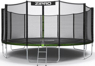 Батут Zipro 16FT, 496 см, с наружной защитной сеткой и мешочком для обуви  цена и информация | Батуты | 220.lv