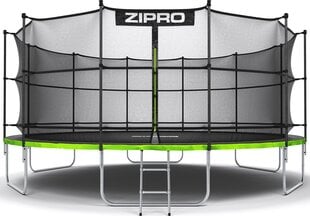 Батут Zipro 16FT, 496 см, с внутренней защитной сеткой и сумкой для обуви  цена и информация | Батуты | 220.lv