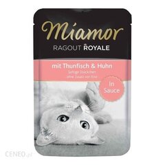 Miamor ar tunci un vistu Ragout Royal, 100 g cena un informācija | Konservi kaķiem | 220.lv