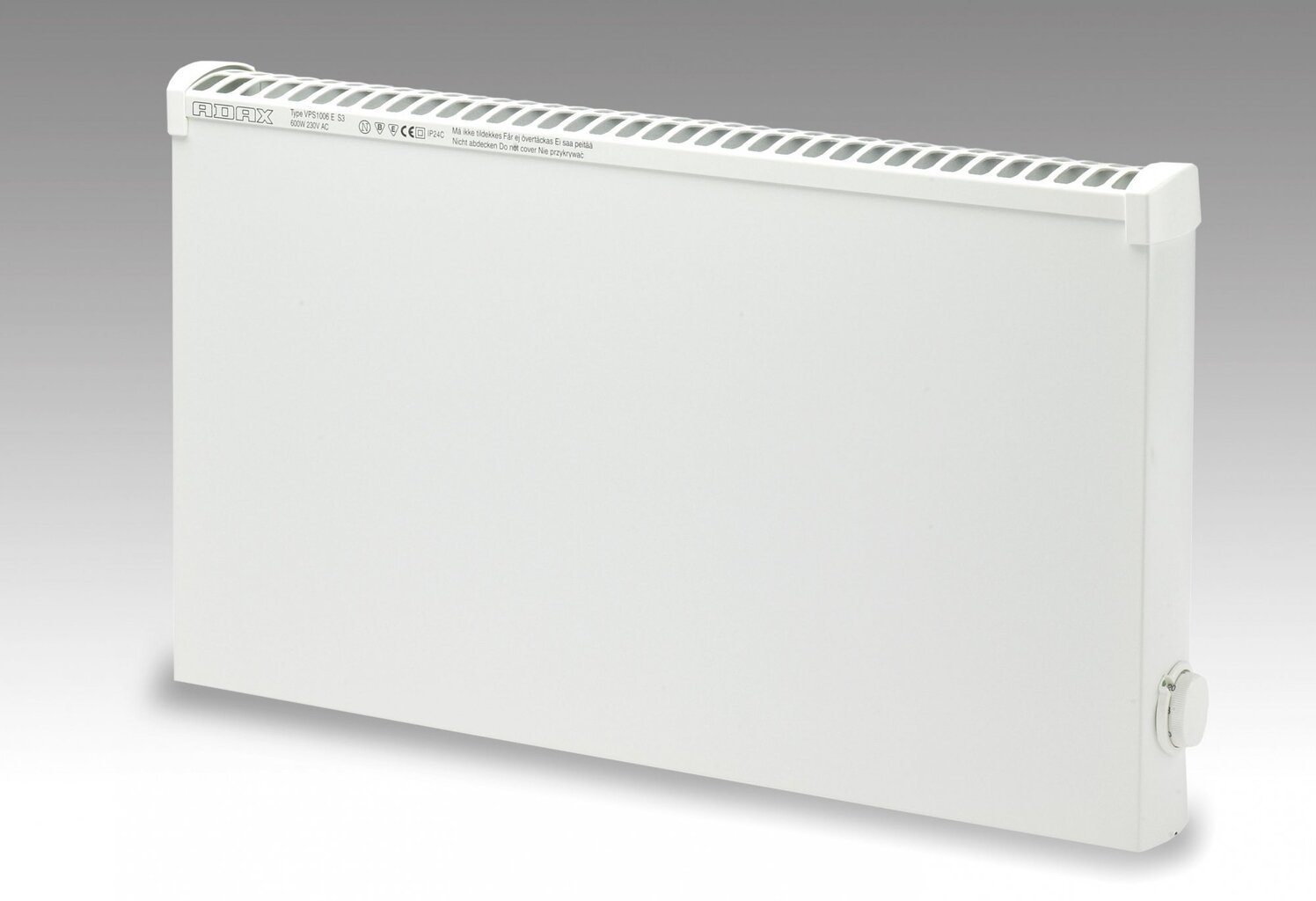 Šļakatu necaurlaidīgs elektriskais radiators VPS1006 EM 600W цена и информация | Sildītāji | 220.lv