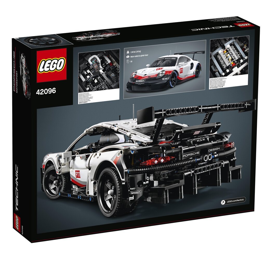 42096 LEGO® Technic Porsche 911 RSR cena un informācija | Konstruktori | 220.lv