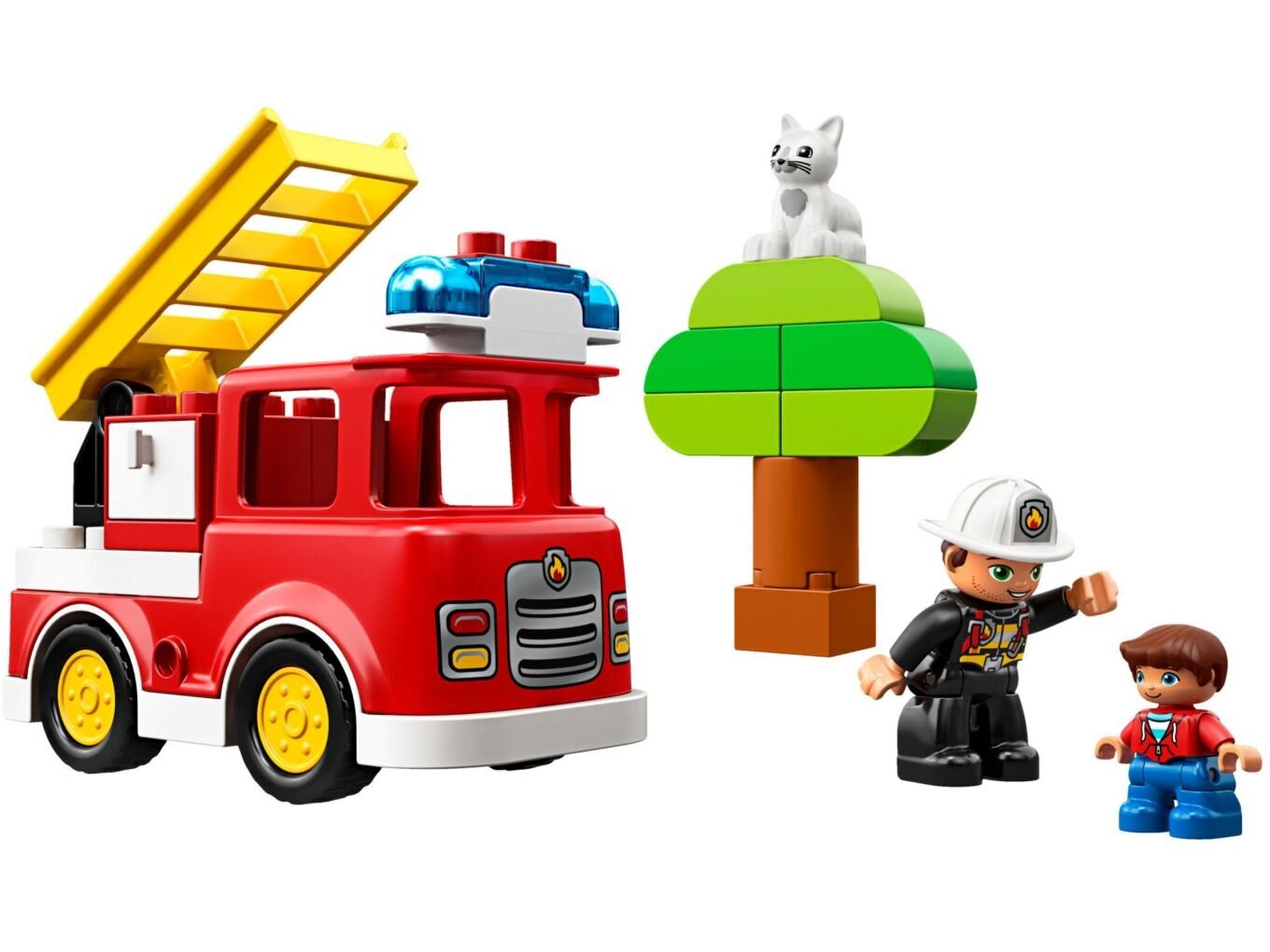 10901 LEGO® DUPLO Ugunsdzēsēju automašīna цена и информация | Konstruktori | 220.lv
