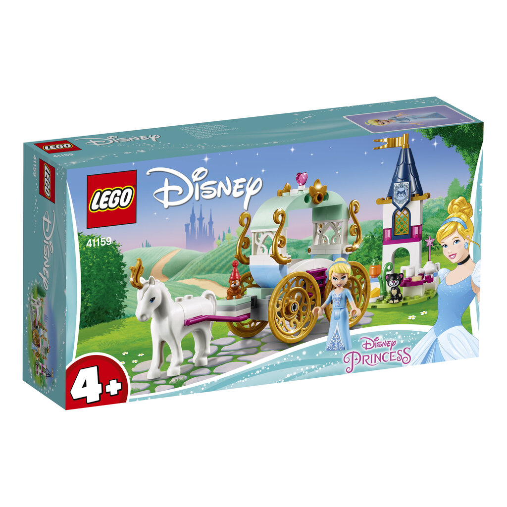 41159 LEGO® | Disney Princess Pelnrušķītes kariete цена и информация | Konstruktori | 220.lv