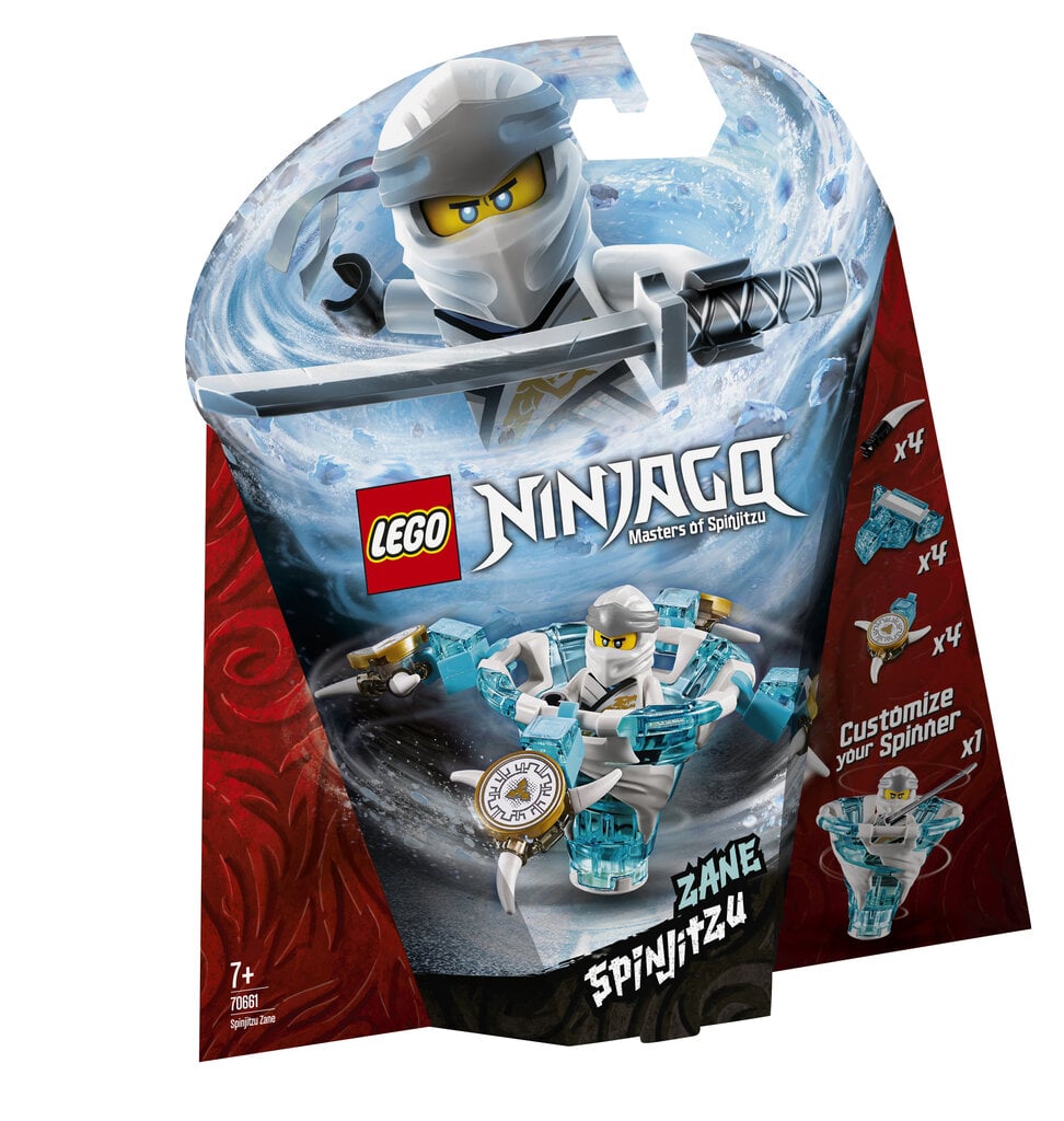 70661 LEGO® NINJAGO Spindžitsu Zane cena un informācija | Konstruktori | 220.lv