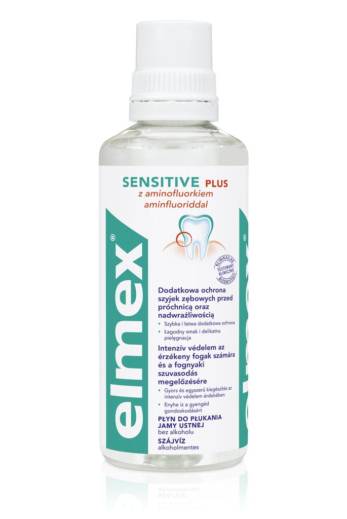 Mutes skalojamais līdzeklis ELMEX Sensitive, 400ml cena un informācija | Zobu pastas, birstes | 220.lv