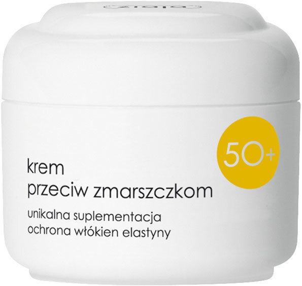 Pretgrumbu atjaunojošs sejas krēms Ziaja 50+ 50 ml cena un informācija | Sejas krēmi | 220.lv