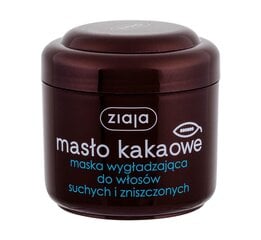 Maska matiem ar kakao sviestu Ziaja 200 ml cena un informācija | Matu uzlabošanai | 220.lv