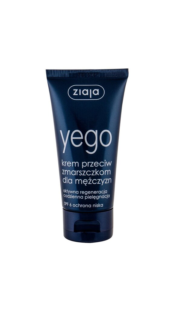 Pretgrumbu krēms Ziaja Yego SPF6 vīriešiem 50 ml цена и информация | Sejas krēmi | 220.lv