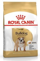 Royal Canin buldogu šķirnes suņiem Bulldog Adult, 12 kg cena un informācija | Sausā barība suņiem | 220.lv