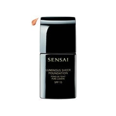 Šķidrā make-up bāze, Sensai Luminous Sheer SPF15, 30 ml цена и информация | Пудры, базы под макияж | 220.lv
