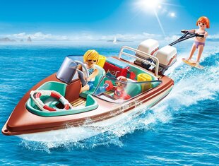 9428 PLAYMOBIL® Family Fun, Моторная лодка с подводным двигателем цена и информация | Kонструкторы | 220.lv