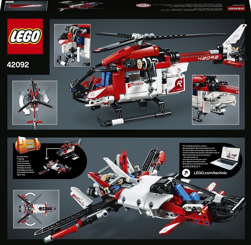 42092 LEGO® Technic Glābšanas helikopters цена и информация | Konstruktori | 220.lv