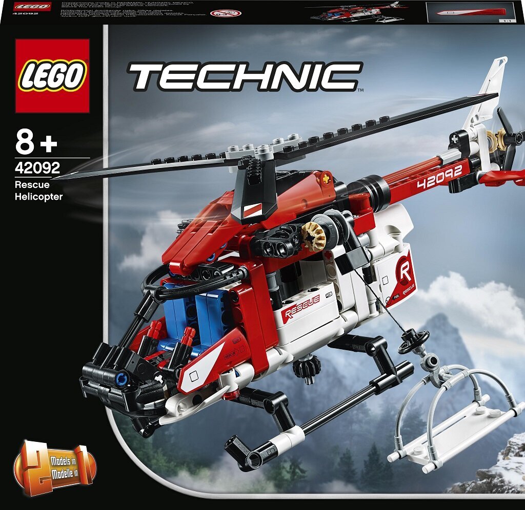 42092 LEGO® Technic Glābšanas helikopters цена и информация | Konstruktori | 220.lv