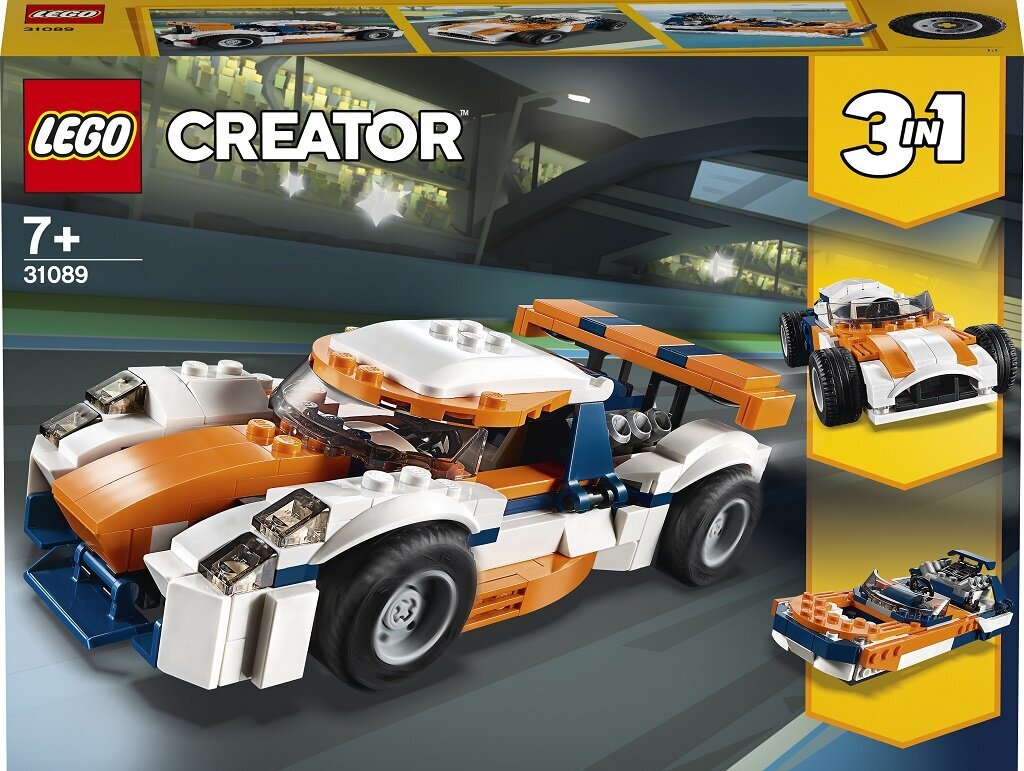 31089 LEGO® Creator Sacīkšu auto saulrieta krāsā цена и информация | Konstruktori | 220.lv