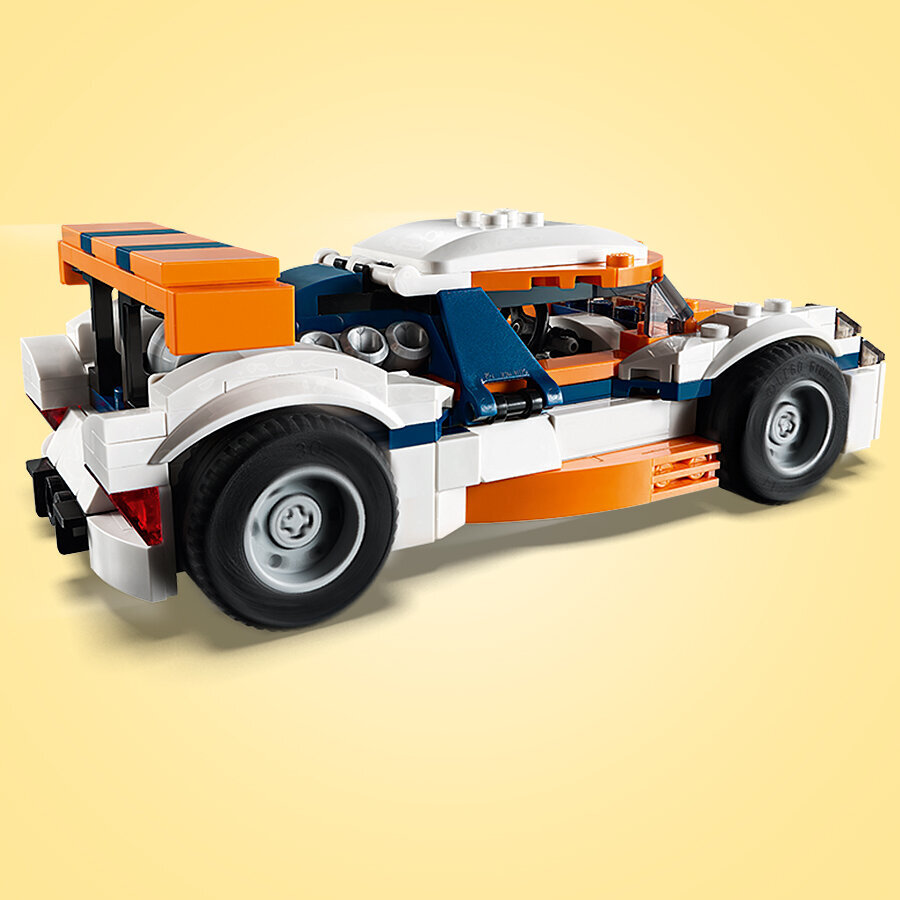 31089 LEGO® Creator Sacīkšu auto saulrieta krāsā cena un informācija | Konstruktori | 220.lv