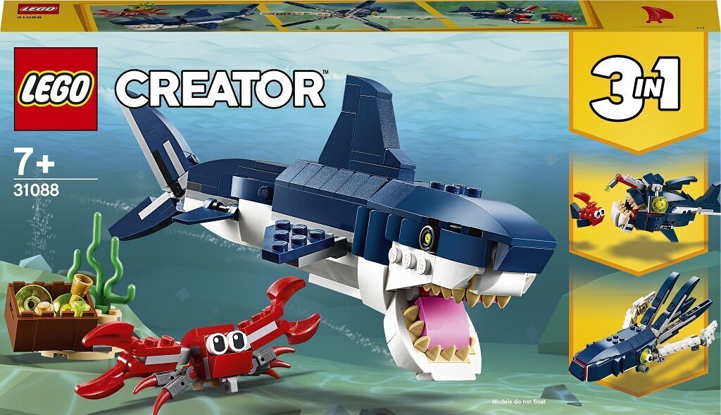 31088 LEGO® Creator Dziļjūras radības цена и информация | Konstruktori | 220.lv