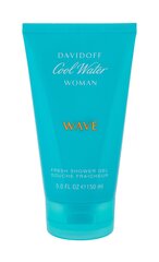 Dušas želeja Davidoff Cool Water Wave sievietēm 150 ml cena un informācija | Parfimēta sieviešu kosmētika | 220.lv