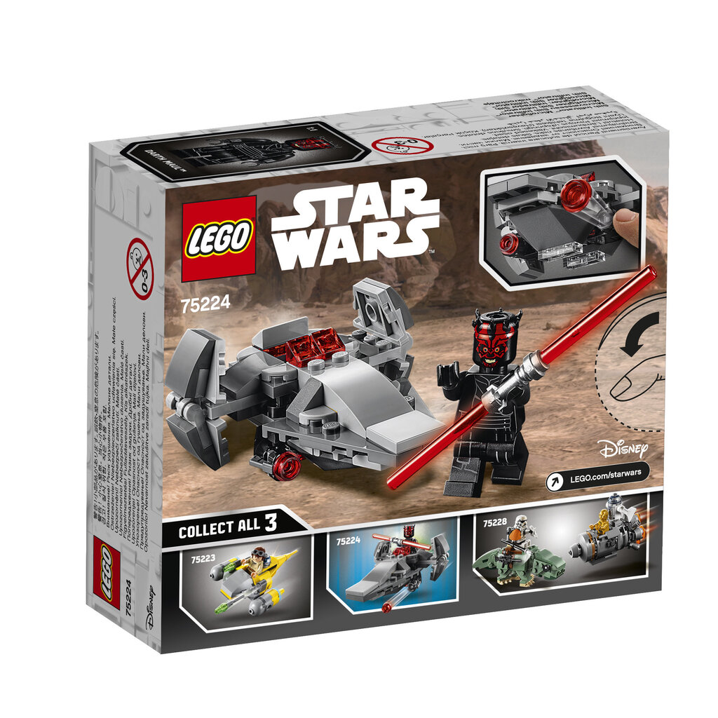 75224 LEGO® Star Wars Sith Infiltrator mazais cīnītājs цена и информация | Konstruktori | 220.lv