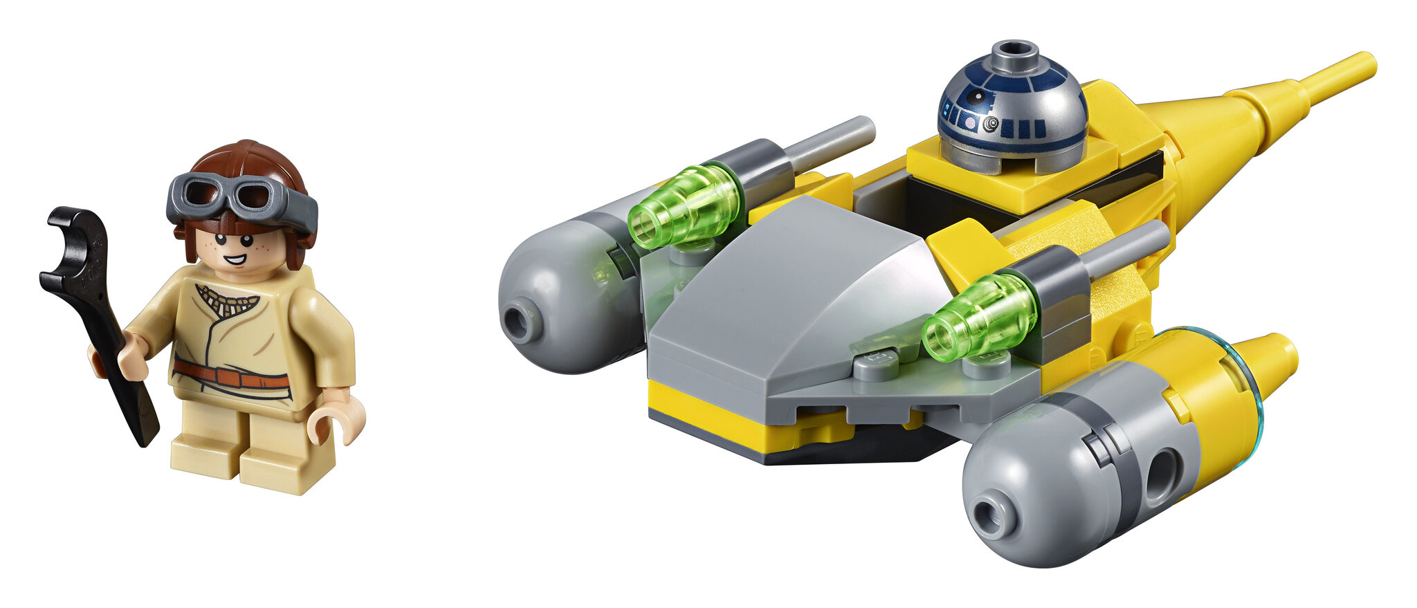 75223 LEGO® Star Wars Naboo Starfighter mazais cīnītājs cena un informācija | Konstruktori | 220.lv