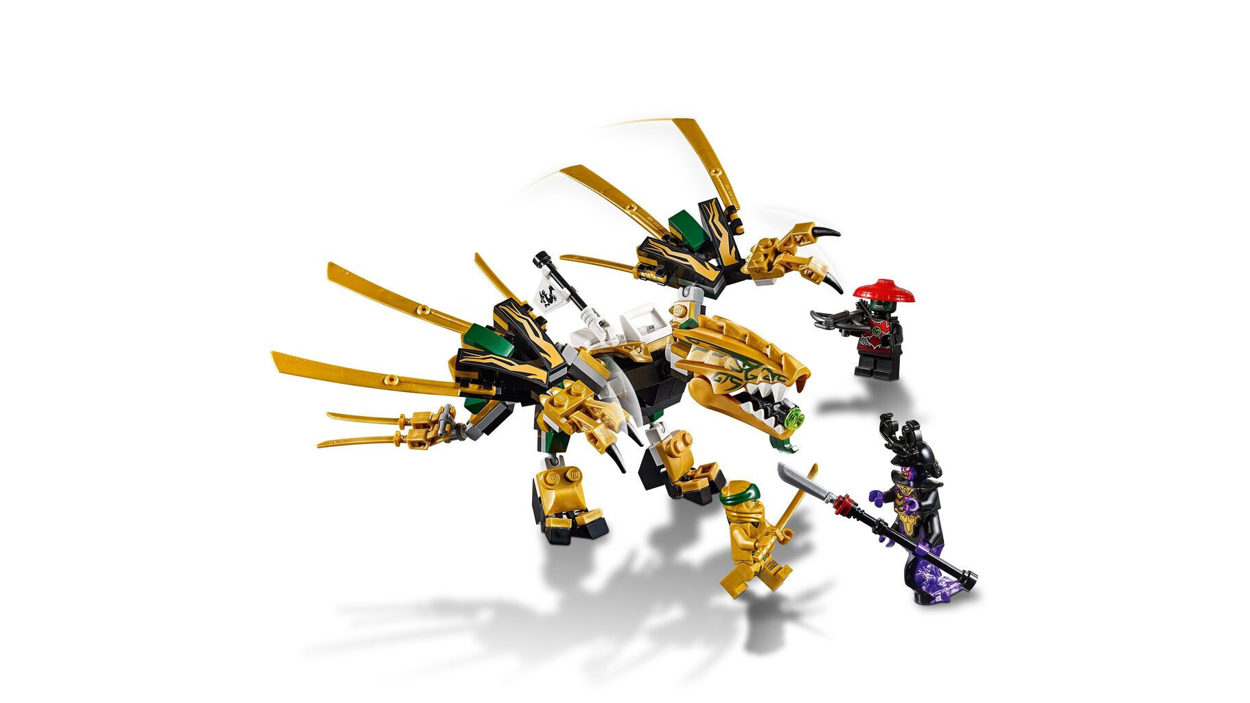 70666 LEGO® NINJAGO Zelta pūķis цена и информация | Konstruktori | 220.lv