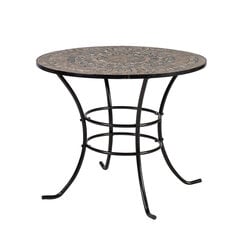 Уличный столик Mosaic 90 см, коричневый цена и информация | Столы для сада | 220.lv