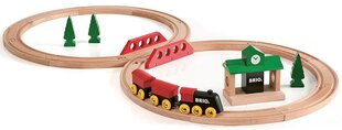 BRIO Деревянная железная дорога, 33028 цена и информация | Игрушки для мальчиков | 220.lv