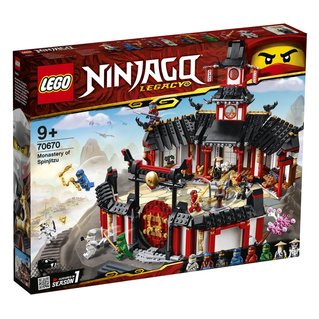 70670 LEGO® NINJAGO Spindžitsu klosteris цена и информация | Konstruktori | 220.lv