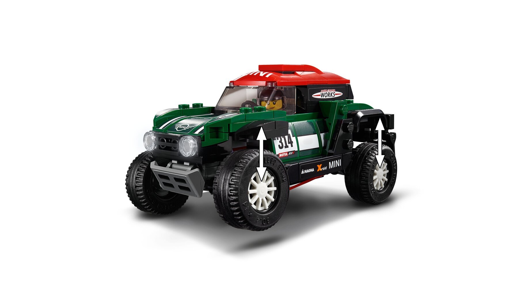 75894 LEGO® Speed Champions 1967 Mini Cooper S Rally ir 2018 MINI John Cooper Works Buggy цена и информация | Konstruktori | 220.lv