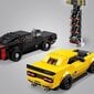 75893 LEGO® Speed Champions 2018 Dodge Challenger SRT Demon ir 1970 Dodge Charger R/T cena un informācija | Konstruktori | 220.lv